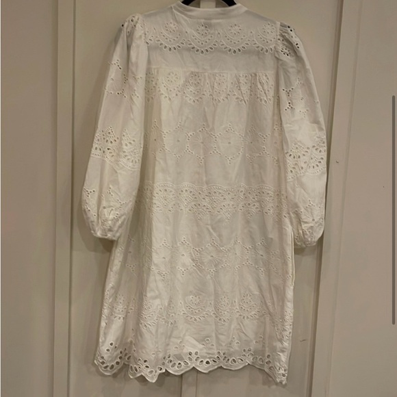 Universal Thread White Eyelet Dress - Picture 2 of 3